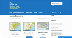 Desktop Screenshot of mapasdebarcelona.com